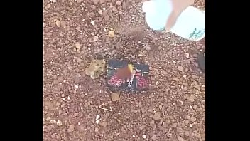 Lucas pissing off in rezende ex girlfriend gift and putting fire