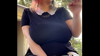 Alt Milf Nextdoor Smokes Outback thumbnail