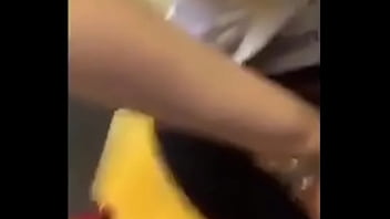 College student gets a nasty thong wedgie in class