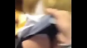 College student gets a nasty thong wedgie in class College student gets a nasty thong wedgie in class