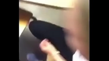 College student gets a nasty thong wedgie in class College student gets a nasty thong wedgie in class