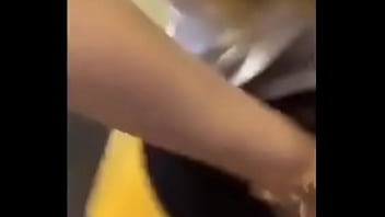College student gets a nasty thong wedgie in class