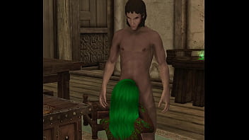 Fantasy slut fern fucks jarl and others inside of town keep