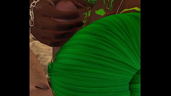 Fantasy slut fern fucks jarl and others inside of town keep