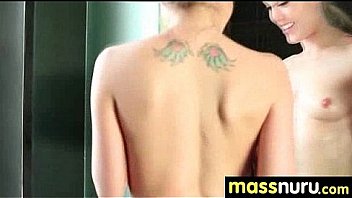 Japanese masseuse gives a full service massage 10