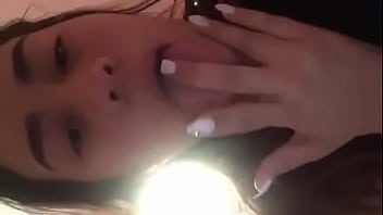 Thick asian playing with herself