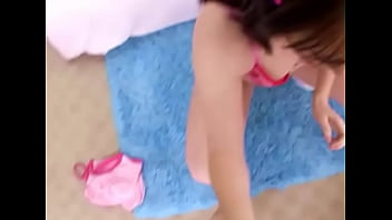 Bella stuart cute 19 yo on camera first time and gives pov huge cock blowjob and get cum blasted facial