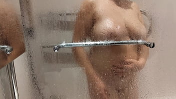 Babe in shower