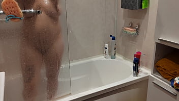 Babe in shower