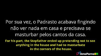 O padrasto oferecia ao seu melhor amigo pra meter na sua doce enteada