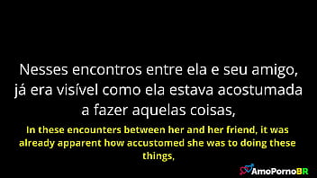 O padrasto oferecia ao seu melhor amigo pra meter na sua doce enteada
