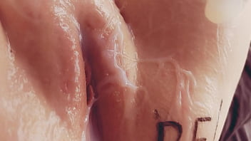 Asmr whore wet dripping pussy fingering orgasm