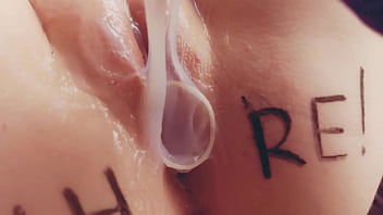 Asmr whore wet dripping pussy fingering orgasm