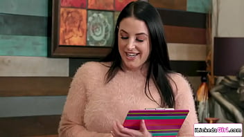 Aidra fox and casey calvert are seeing matchmaking expert angela asks them to try kissing she joins in and goes down licking their pussy