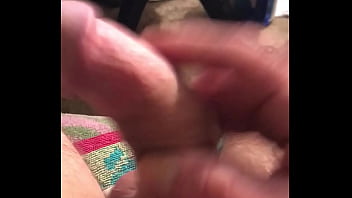 Stroking that cock