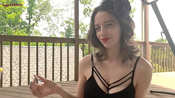 Sage eldritch cigarette smoking in red lipstick