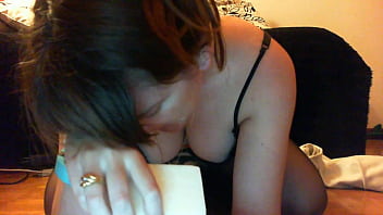 Nicoletta's solo exploration of mouth soap fetish in her private room