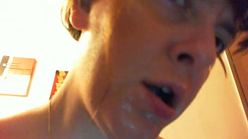 Nicoletta's solo exploration of mouth soap fetish in her private room