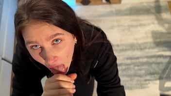 He called her over after practice and treated her to some cock