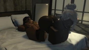 Roblox thug pounds a ebony baddie