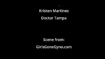 Freshman gets mandatory hitachi orgasm from doctor tampa kristen martinez