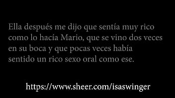 Esposa con dos nuevos amigos y uno de ellos le hace sexo oral parte 5