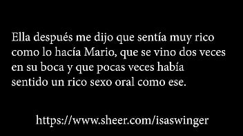 Esposa con dos nuevos amigos y uno de ellos le hace sexo oral parte 5