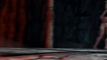 Tomb raider's lara croft being seduced