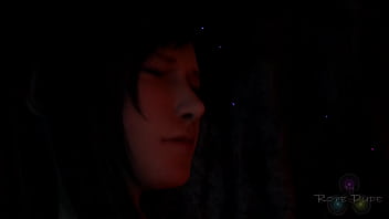 Tomb raider's lara croft being seduced