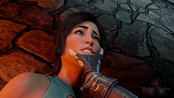 Tomb raider's lara croft being seduced
