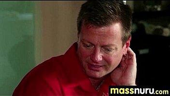 Nuru massage ends with a hot shower fuck 7