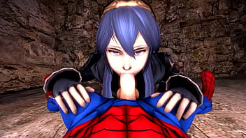 Lucina and spiderman make love to eachother princess x superhero love