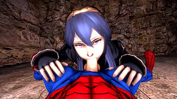 Lucina and spiderman make love to eachother princess x superhero love