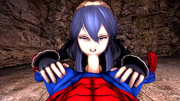 Lucina and spiderman make love to eachother princess x superhero love