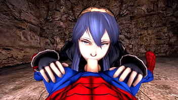 Lucina and spiderman make love to eachother princess x superhero love