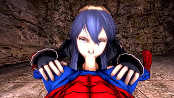 Lucina and spiderman make love to eachother princess x superhero love