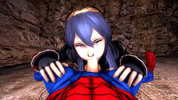 Lucina and spiderman make love to eachother princess x superhero love