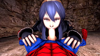 Lucina and spiderman make love to eachother princess x superhero love