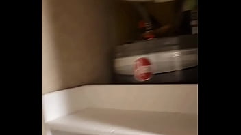 Stuck my phone up there and finally caught a glimpse of the wall creature