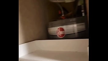 Stuck my phone up there and finally caught a glimpse of the wall creature