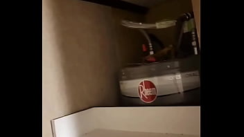 Stuck my phone up there and finally caught a glimpse of the wall creature