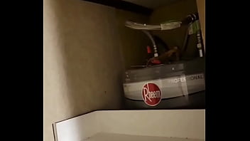 Stuck my phone up there and finally caught a glimpse of the wall creature