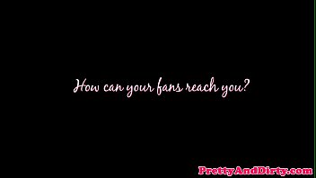 Interviewed pornstar saying funny facts