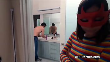 These three girlfriends cant wait to finally get fucked