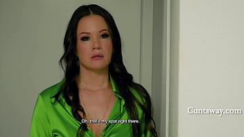 Room mate came to complain but joined and ate us out alison rey ember snow mocha menage