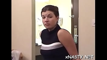 Classy brunette teen gal enjoys deep poontang bang