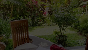 Tied up babe devours my big hard boner