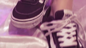 I'm taking off my sneakers so you can better enjoy my soles dirty version