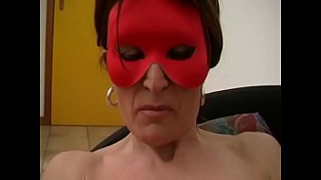 Horny masked amateur