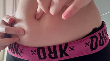 Belly button fuck dildo